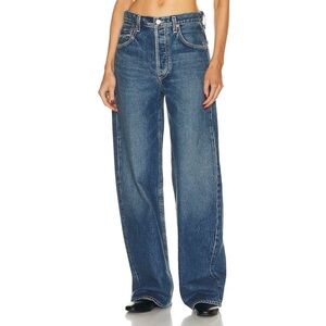Citizens Of Humanity Blue Wide-Leg Jeans
